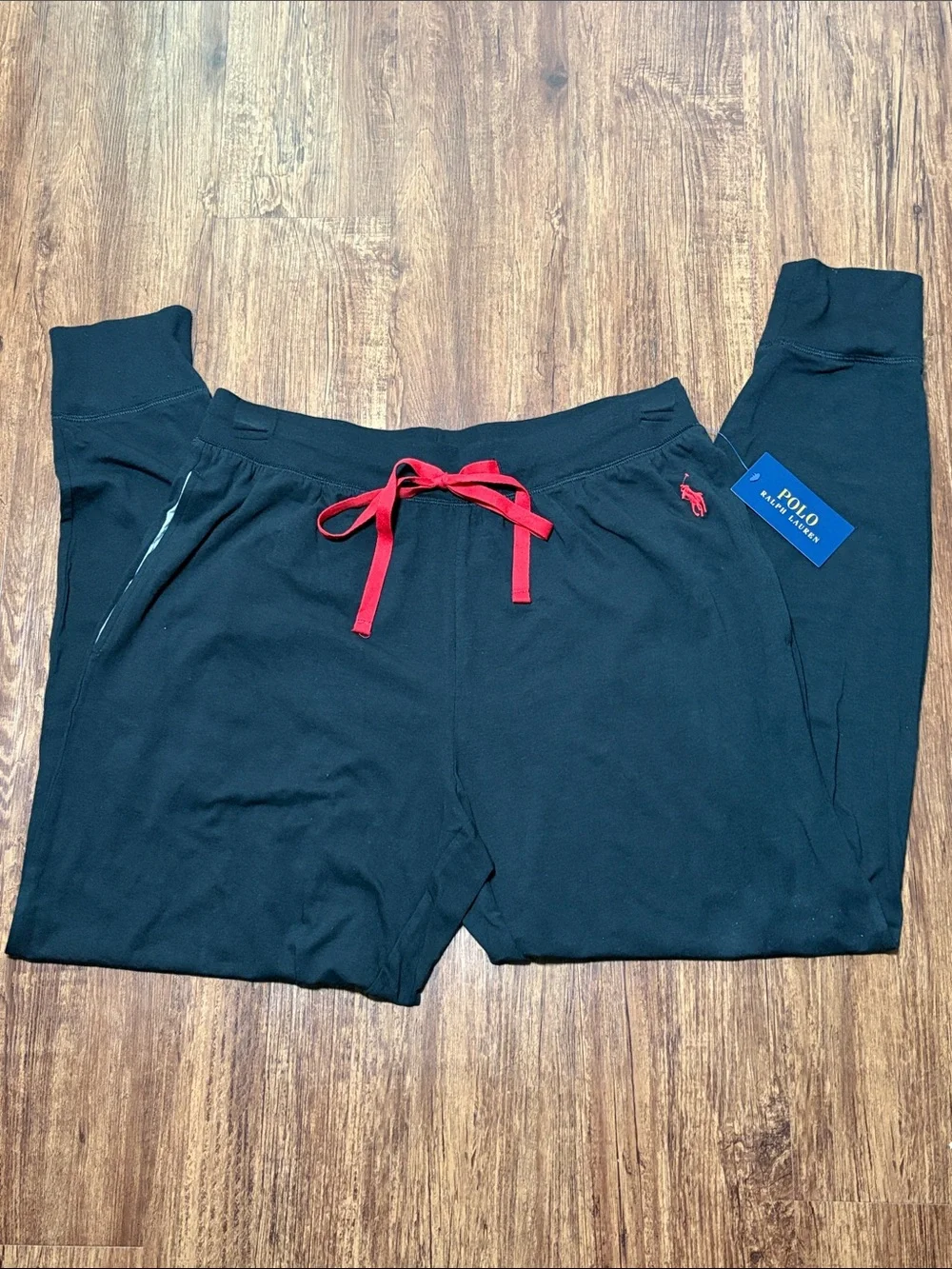 Polo Ralph Lauren Pajama Jogger Sweatpants Black Men’s Sz L NWT